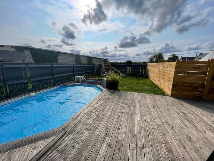 Gîte pour 3 personnes, avec jardin ainsi que vue et piscine à Le Molay-Littry - 2