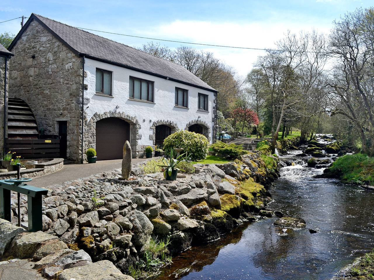 Waterwheel in Dalbeattie, Dumfries und Galloway