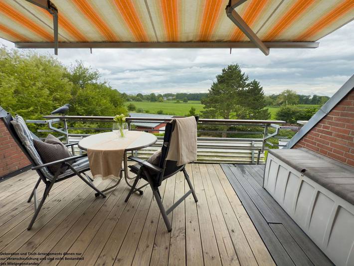 Ferienwohnung für 2 Personen, mit Ausblick und Balkon in Schillig - 2