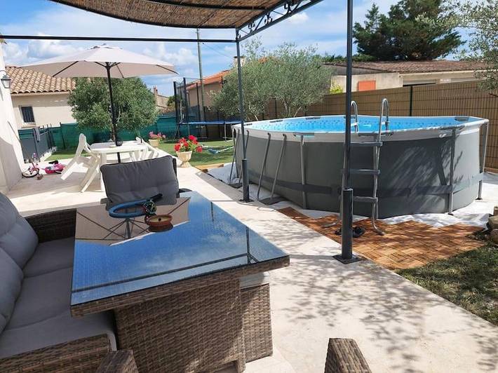 Location de vacances pour 4 personnes, avec jacuzzi ainsi que terrasse et piscine à Montpezat (Languedoc-Roussillon) - 3