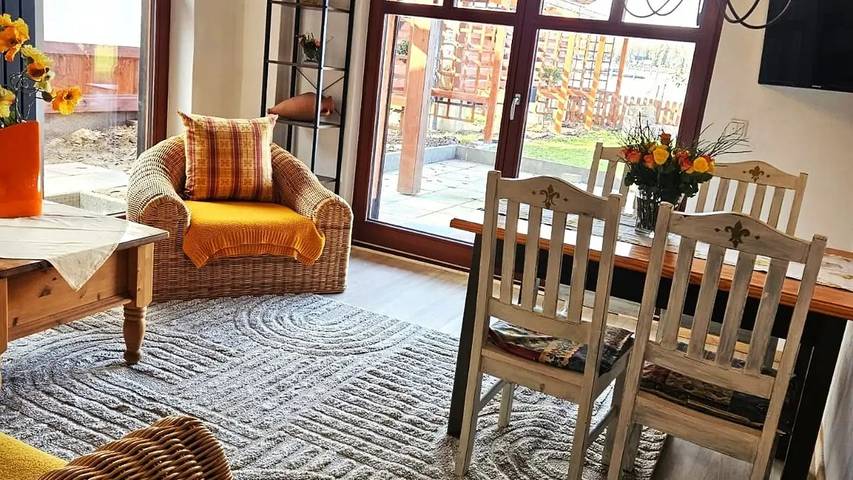 Ferienwohnung für 3 Personen, mit Garten in Ferch