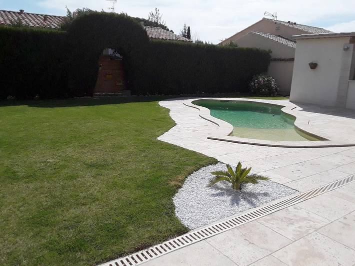 Appartement de vacances pour 2 personnes, avec Terrasse ainsi que Jardin et Piscine