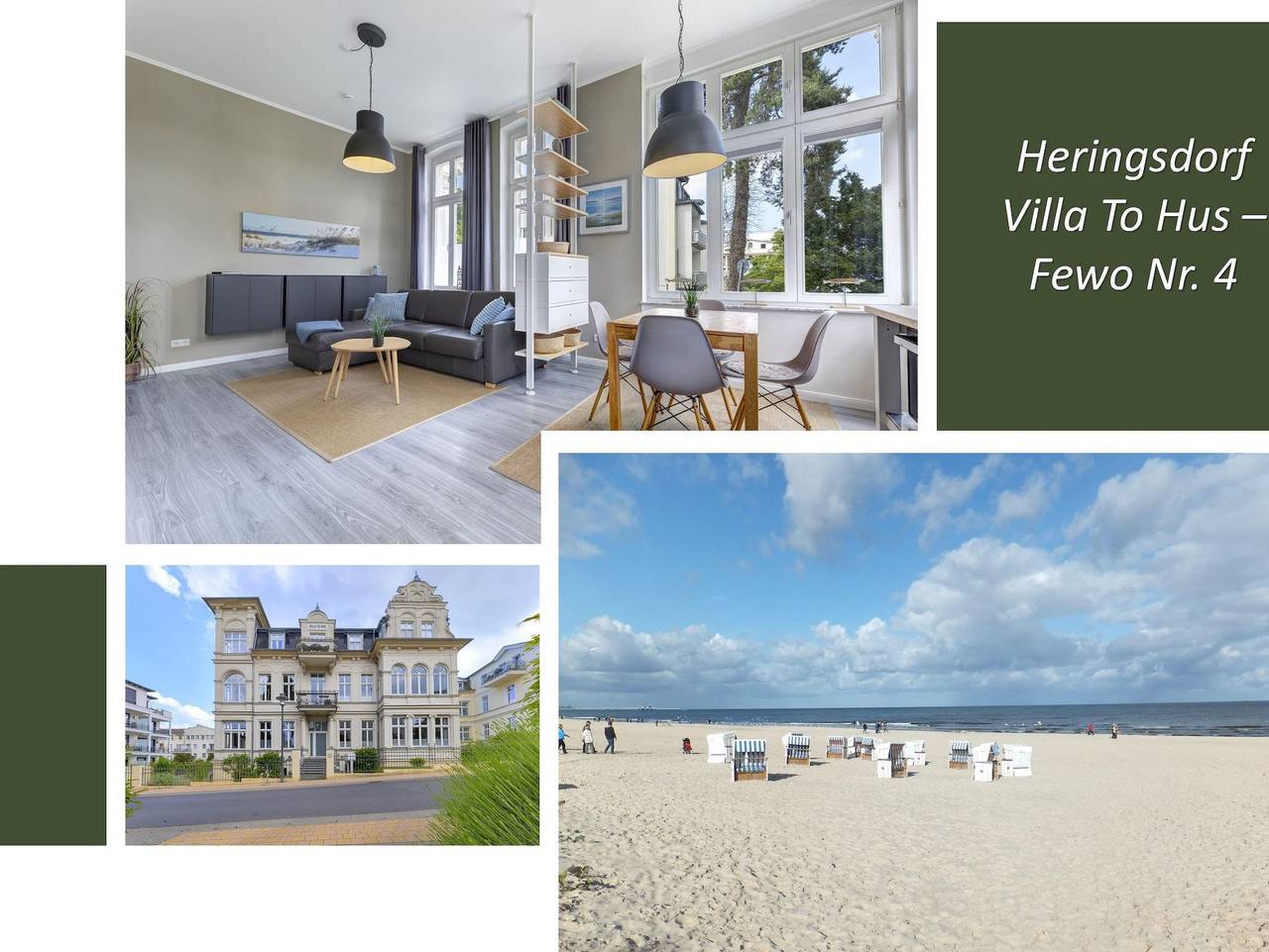 Ferienwohnung in Usedom ab 155€ pro Nacht