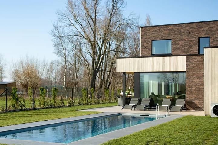 Maison de vacances pour 10 personnes, avec piscine ainsi que jardin et vue