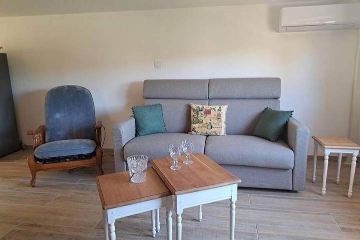 Air-conditioned village house with unobstructed view of the countryside in Callas, Draguignan Region