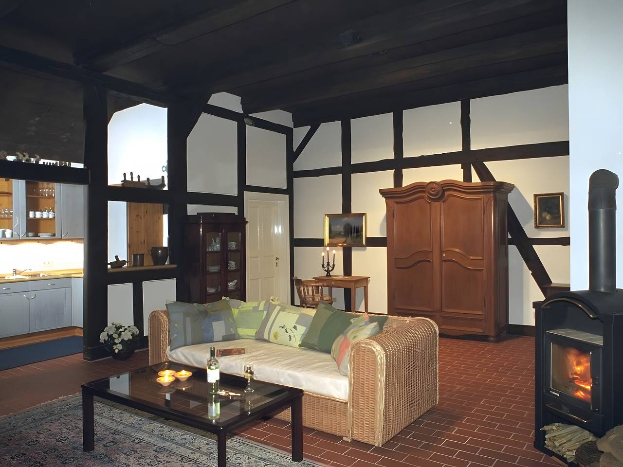 Ferienhaus 'Historisches Uhlenhorst' mit privater Terrasse, Garten und Wlan in Trebel, Landkreis Lüchow-Dannenberg