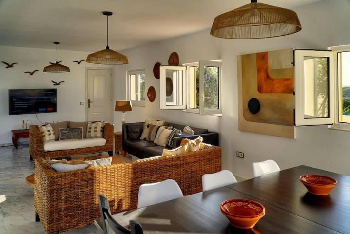 Chalet para 8 personas, con terraza además de piscina y vistas en Formentera - 4