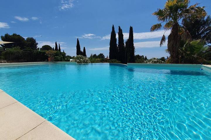 Maison de vacances pour 8 personnes, avec terrasse et jacuzzi ainsi que jardin et piscine, animaux acceptés - 1