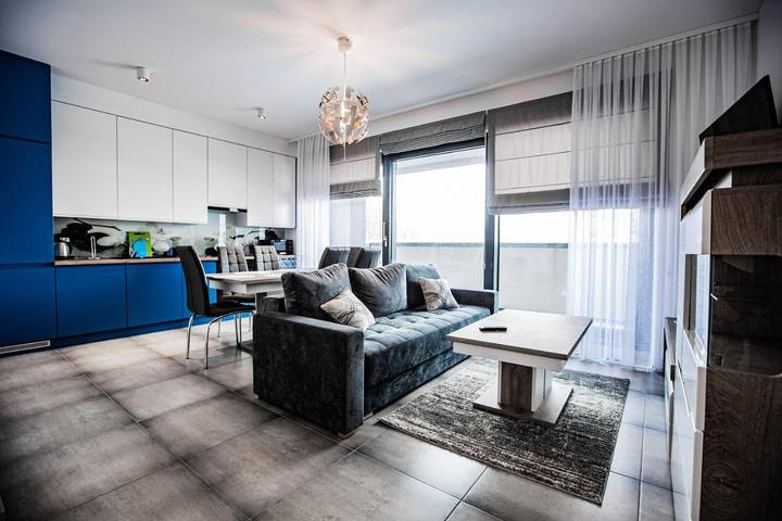 Apartament wakacyjny dla 4 osób, z balkon w Lębork