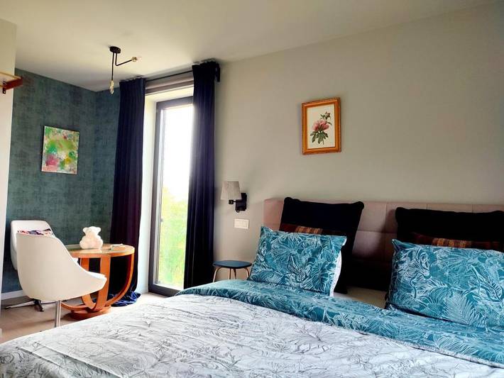 Chambre d’hôte pour 2 personnes, avec Balcon et Jacuzzi ainsi que Terrasse et Jardin dans Heyd