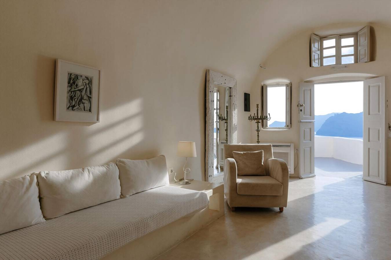 Stunning Caledera Views | Oia Mare Villas Honeymoon Cave Suite with Caldera & Sea View | Oia in Ormos Ammoudiou, Oia