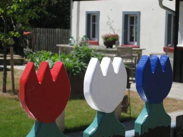 Ferienwohnung für 2 Personen, mit Balkon und Terrasse sowie Garten