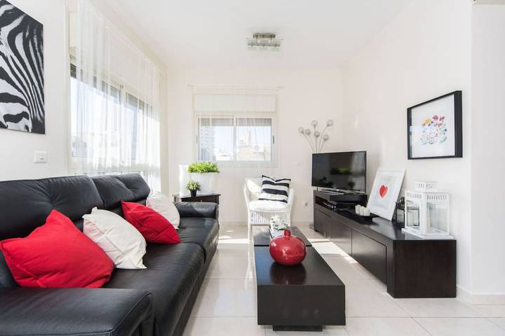 Gîte pour 6 personnes, avec balcon à Tel Aviv - 4