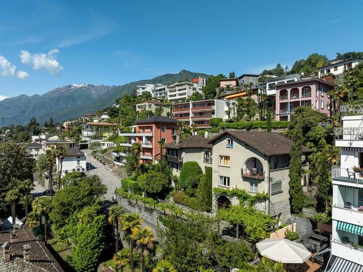 BnB für 3 Personen, mit Balkon und Terrasse sowie Seeblick in Ascona