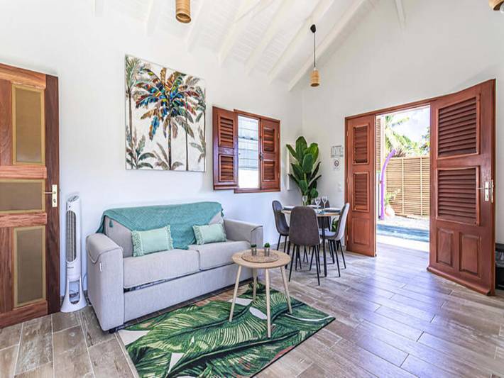 Gîte pour 4 personnes, avec jardin et jacuzzi, adapté aux familles à Capesterre-de-Marie-Galante - 3