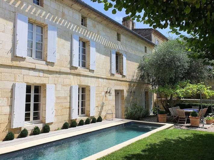 Maison de vacances pour 8 personnes, avec Terrasse ainsi que Piscine et Vue