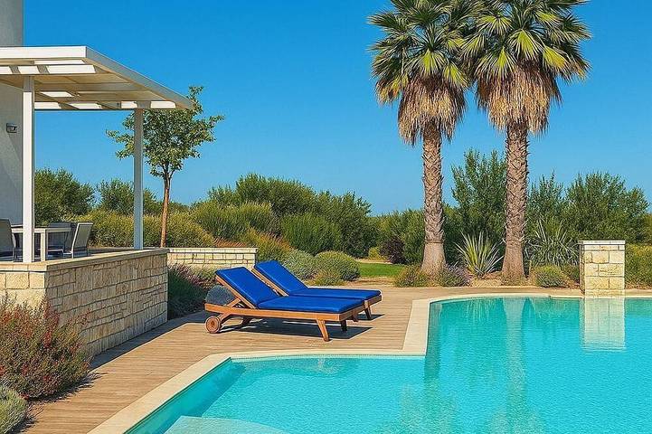 Villa pour 6 personnes, avec jardin et balcon à Polignano a Mare