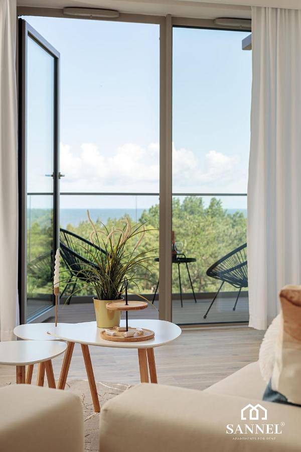 Ferienwohnung für 4 Personen, mit Sauna und Balkon sowie Pool und Whirlpool in Pobierowo