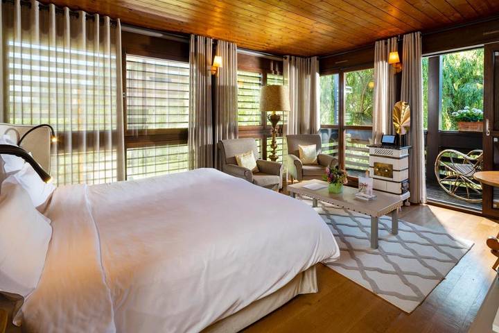 Hôtel pour 3 personnes, avec vue et piscine ainsi que sauna et jardin, animaux acceptés à Illhaeusern - 2