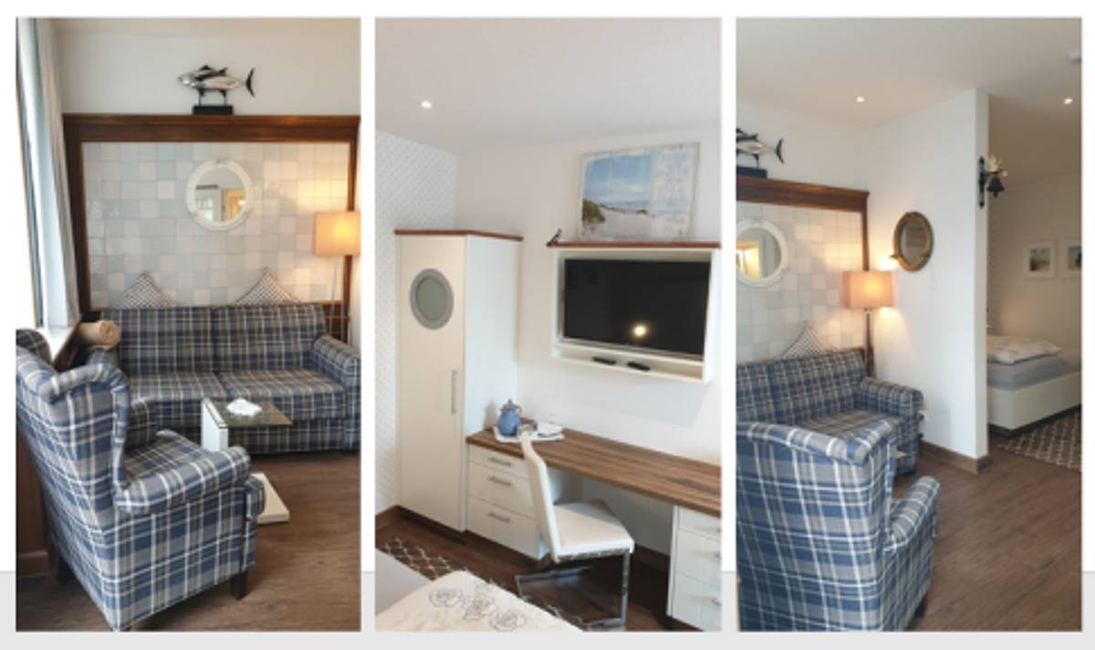 Hotel Restaurant Friedrichs - Lotsenzimmer in Nebel, Amrum