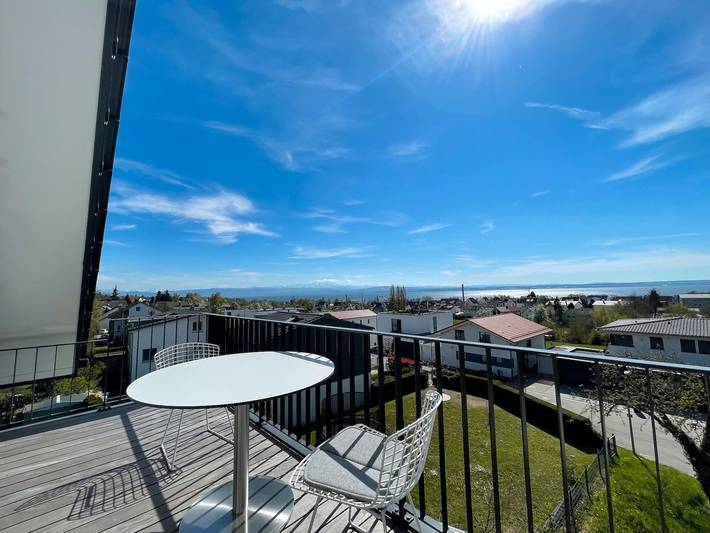 Ferienwohnung für 2 Personen, mit Balkon und Sauna sowie Seeblick in Friedrichshafen - 2