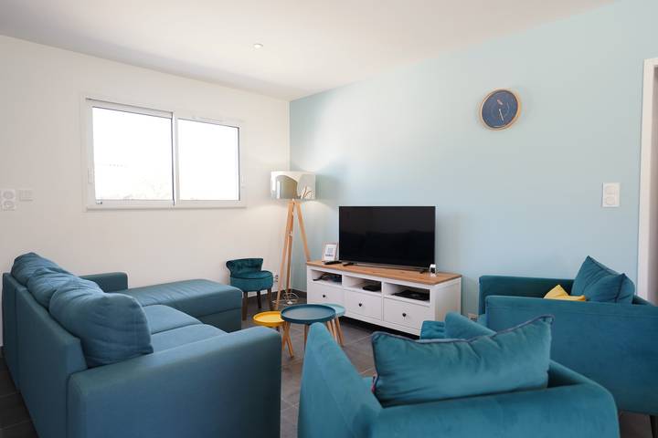 Maison de vacances pour 6 personnes, avec Terrasse et Jardin à Longeville-sur-Mer