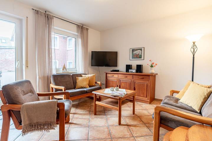 Ferienwohnung für 4 Personen, mit Sauna und Balkon in Wrixum