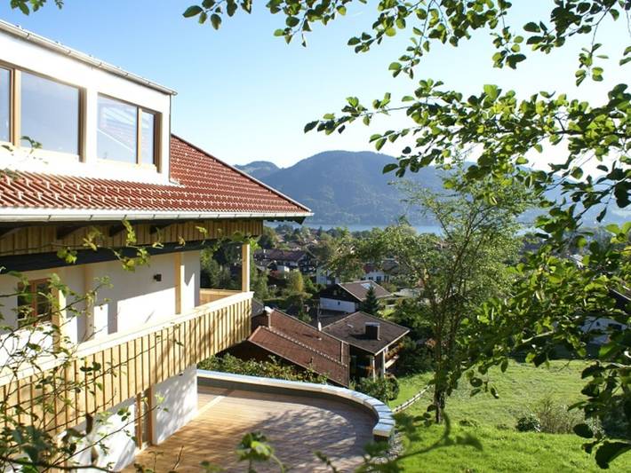 Ferienwohnung für 3 Personen, mit Seeblick und Sauna sowie Balkon, mit Haustier in Bad Wiessee - 4