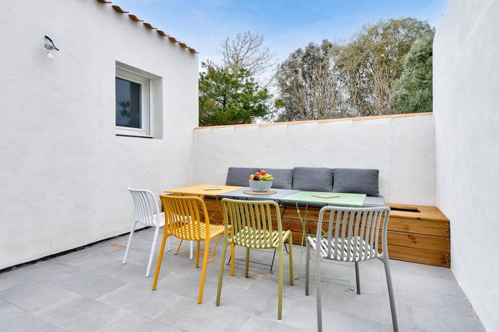 Ferienhaus für 8 Personen, mit Terrasse