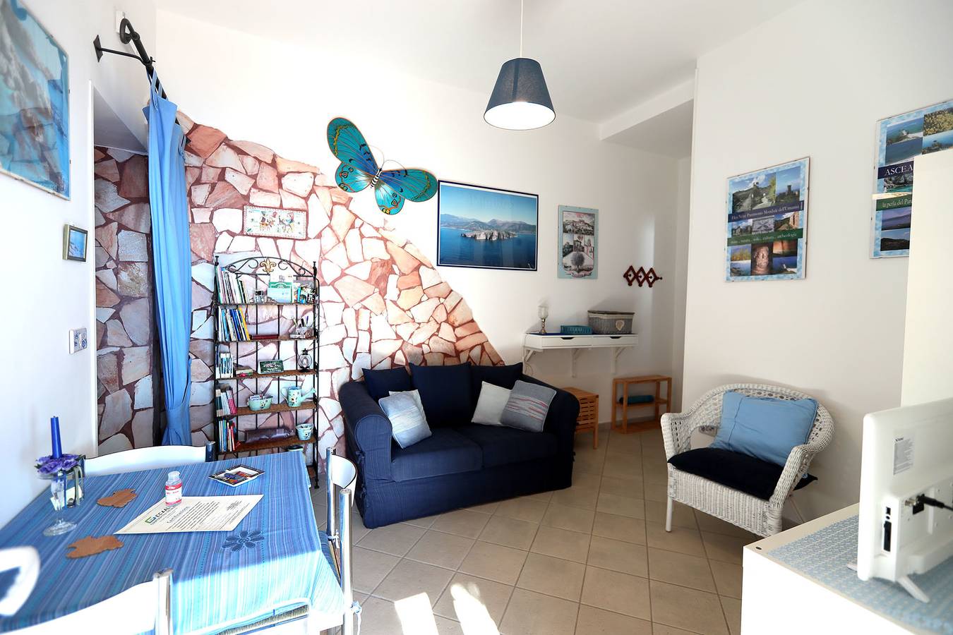 Cały apartament wypoczynkowy, Il Patio sul Mare in Pisciotta, Cilento