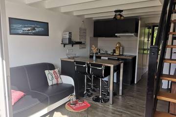 Gîte pour 4 personnes, avec balcon dans Plage de Beaumer