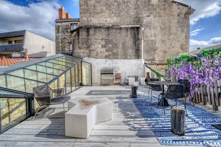 Ferienwohnung für 4 Personen, mit Terrasse in Bordeaux