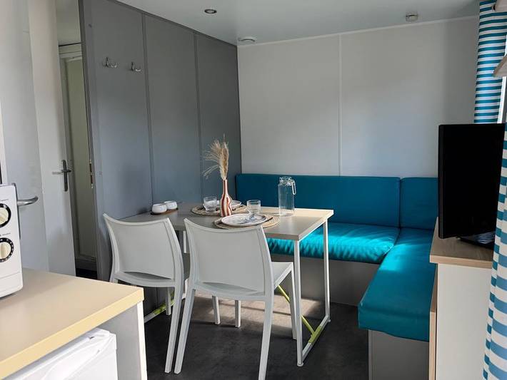 Camping Le Petit Bois - Mobilheim 2 personen - Mobilheim Confort 16 m² - 1 Schlafzimmer 2 Pers. in Saint-Jean-de-Monts, Vendée