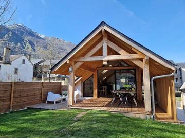 Gîte pour 4 personnes, avec jardin et vue à Laruns