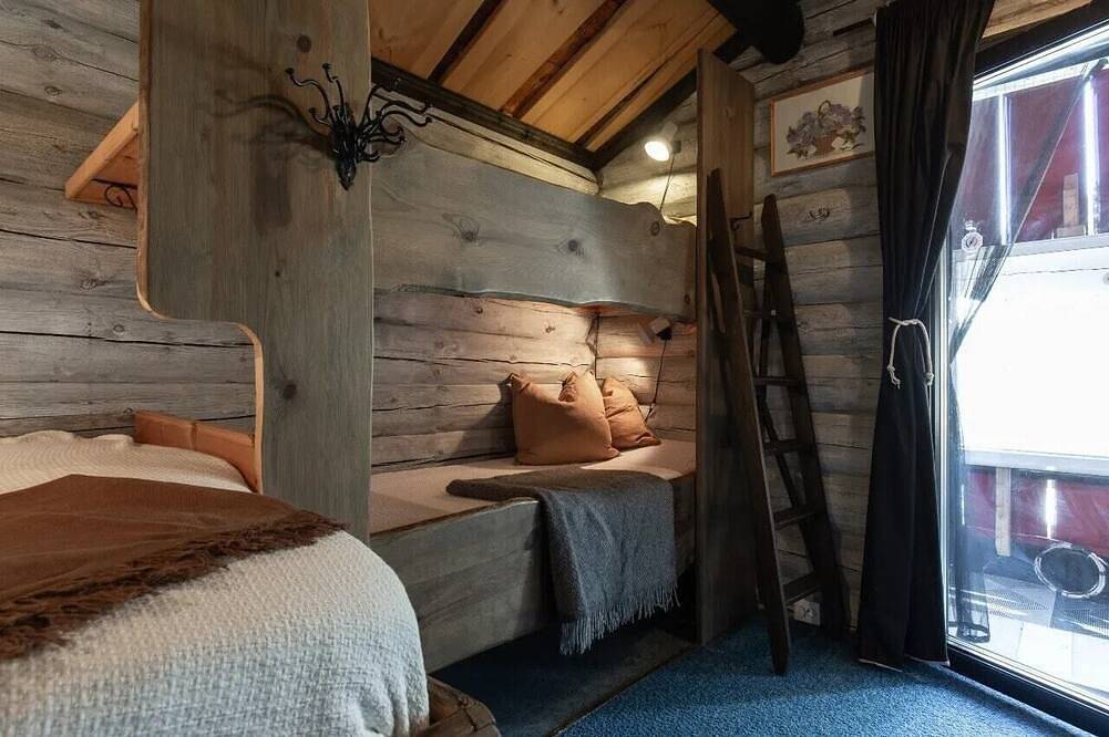 Wood stove | Cross-country and Snowmobile trails in Lofsdalen, Härjedalen