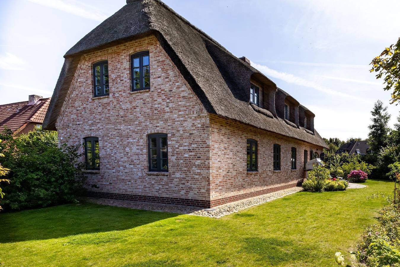 Reetdachhaus "Krabbenhuus"- Erleben Sie Luxus und Komfort für 8 Personen mit Sauna in St. Peter-Bad, St. Peter-Ording