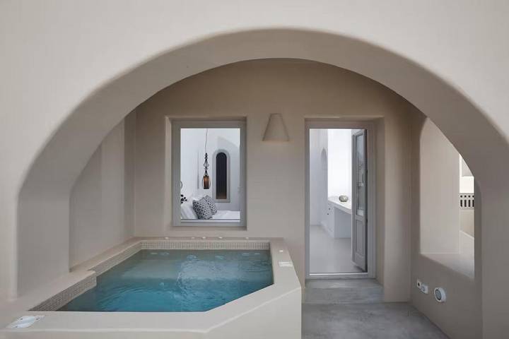Maison d’hôte pour 8 personnes, avec Balcon et Jacuzzi ainsi que Terrasse et Jardin à Oia - 4