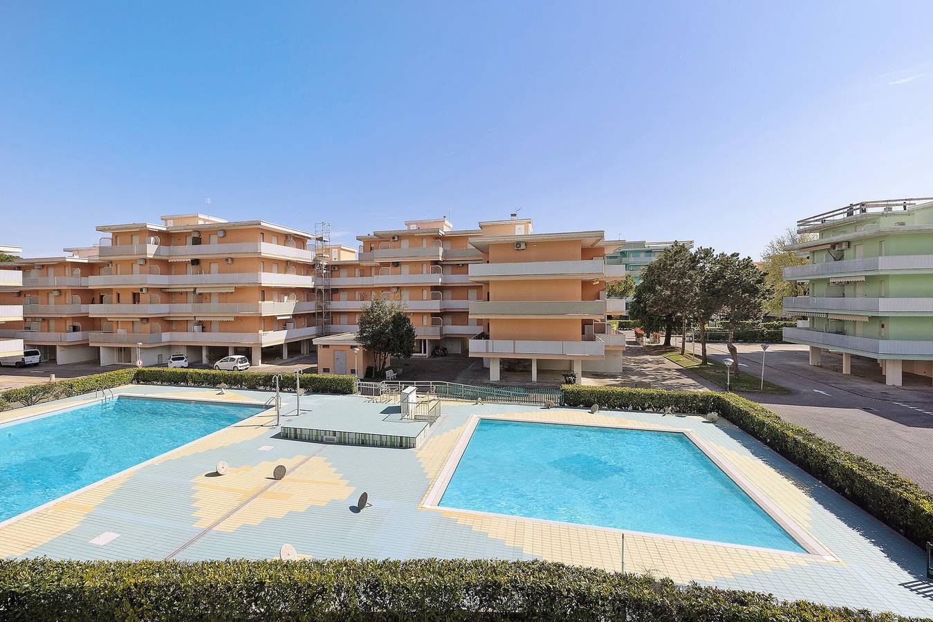 Ganze Wohnung, 3-Zimmer-Apartment 'Valbella C' in Ferienanlage mit 12 Pools in Bibione, Venedig Provinz