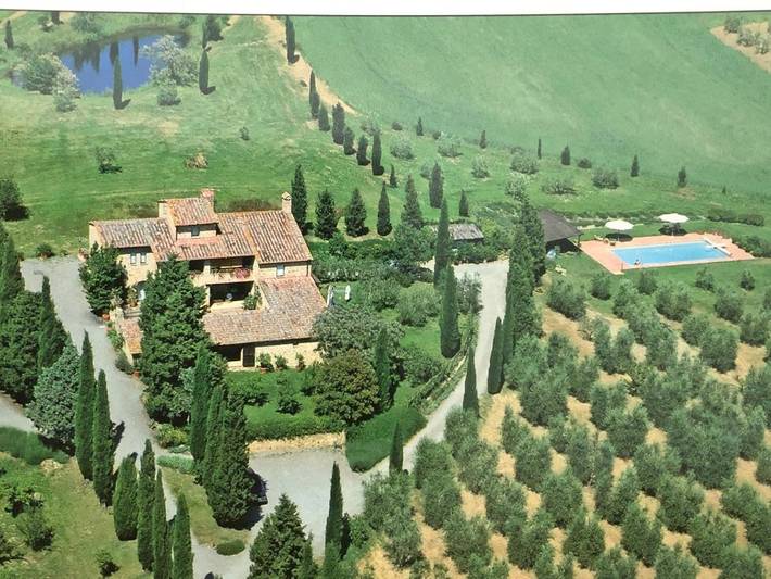 Chambre d’hôte pour 2 personnes, avec Terrasse et Jardin ainsi que Piscine et Vue à Pienza