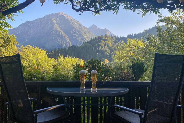 Ferienwohnung für 4 Personen, mit Garten, kinderfreundlich in Bad Oberdorf