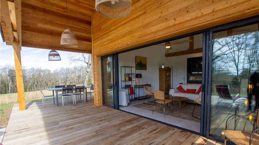 Gîte für 5 Personen, mit Terrasse und Garten sowie Pool