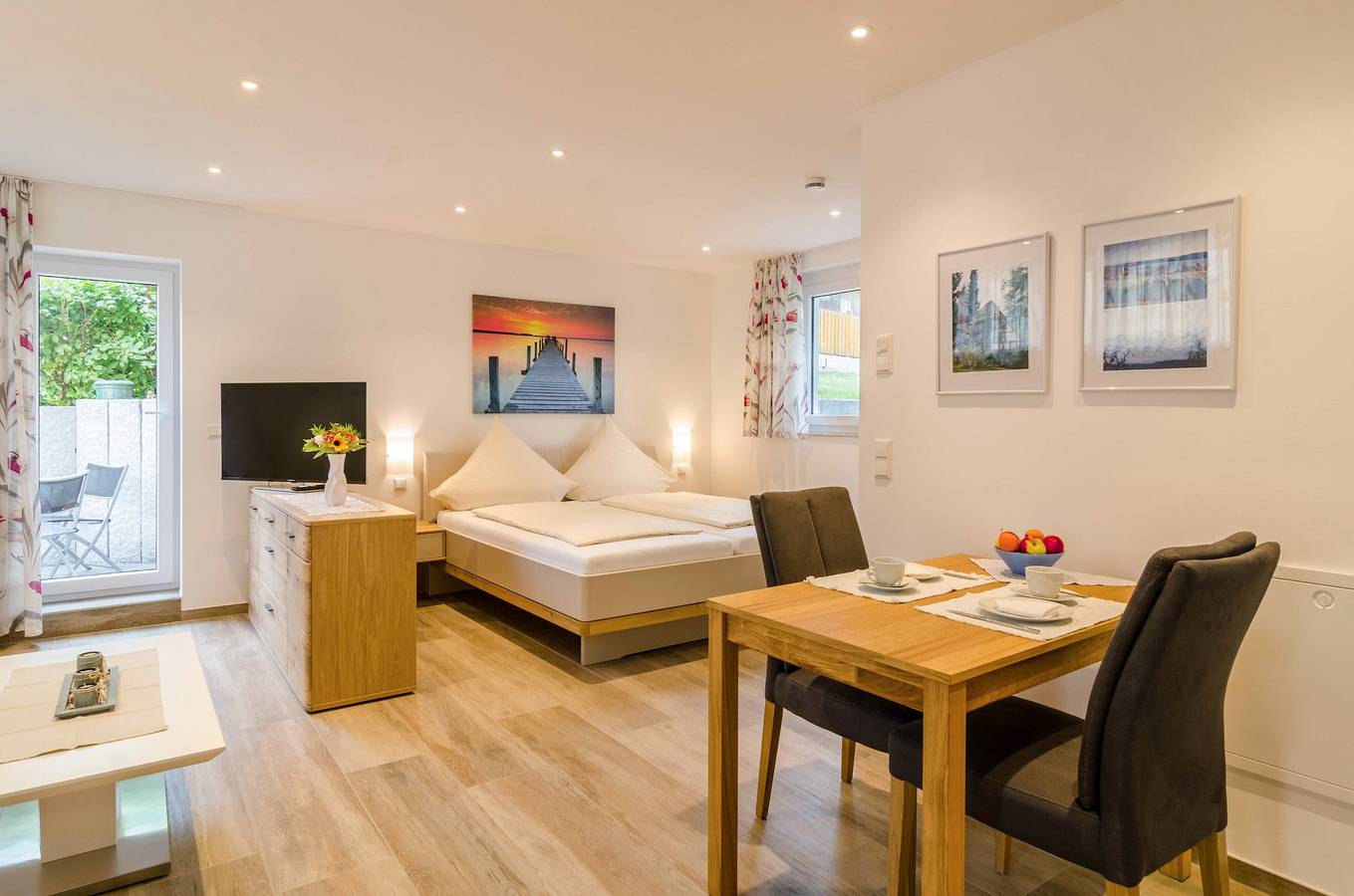 Appartement Haus Amber met balkon, gedeelde tuin & Wi-Fi, foto 11