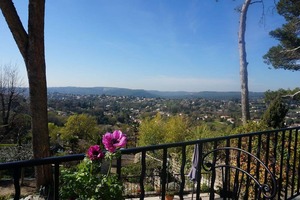 Charme Villa 💖Panoramablick auf Meer & Berge, private Sonnenterrassen, Pool in Saint-Paul-de-Vence, Cannes und Umgebung