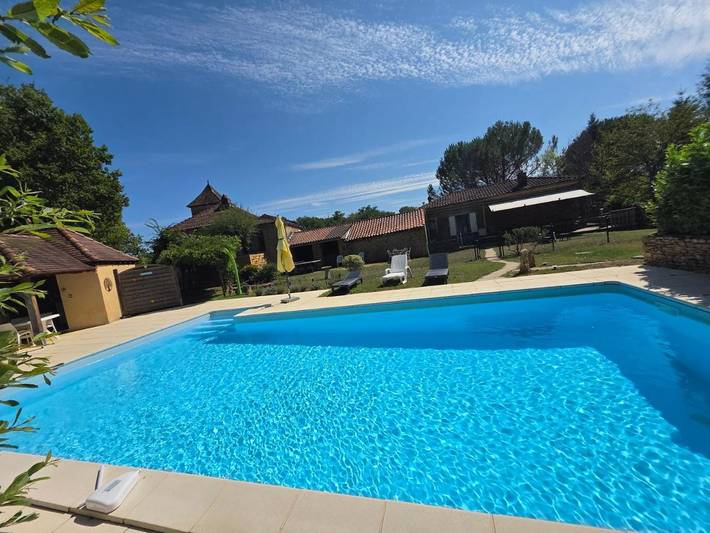 Maison de vacances pour 4 personnes, avec jardin et piscine