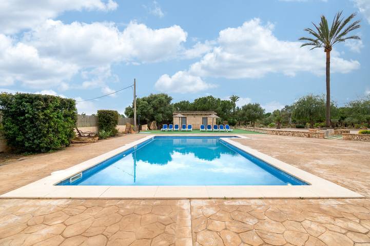 Ferienhaus 'Sant Blai Nou' mit privatem Pool, privater Terrasse und Wi-Fi in Campos, Mallorca Süden