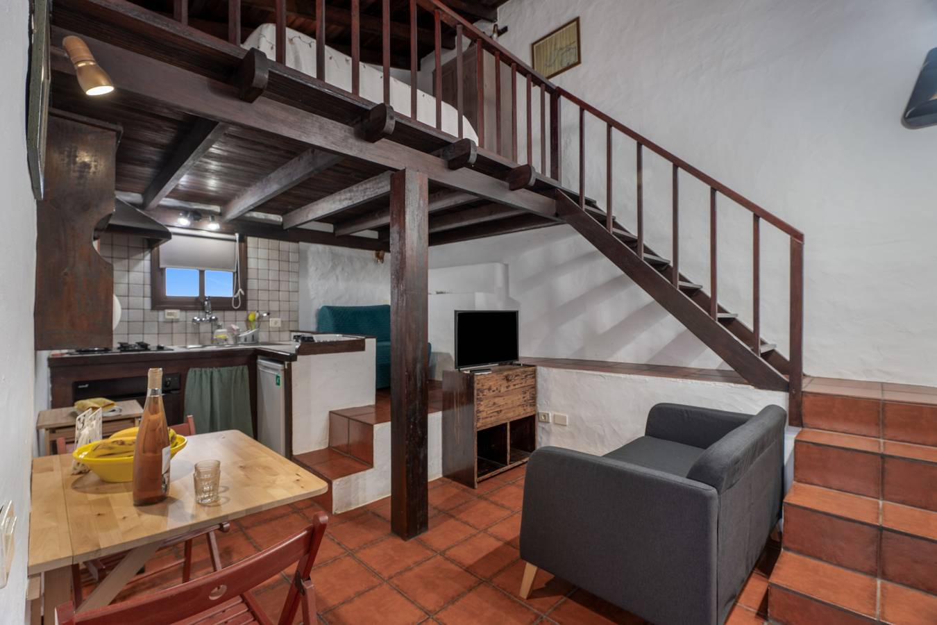 Apartamento entero, Apartamento 'Tesbabo Rural - Mimo' con vistas al mar, jardín compartido y Wi-Fi in El Mocanal, Valverde