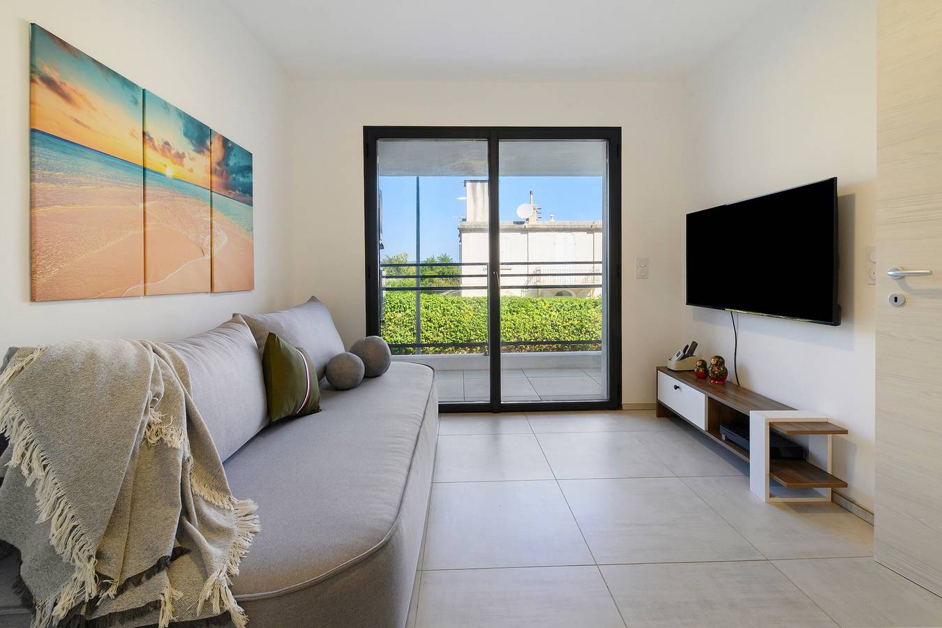 Appartamento intero, Appartamento vicino alla spiaggia con vista mare, Wi-Fi e aria condizionata in Moriani-Plage, Corte e dintorni
