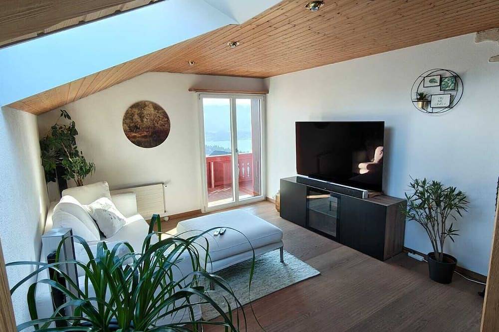 Ganze Wohnung, Panorama Wohnung mit Balkon & Alpenblick in Thun, Thunersee