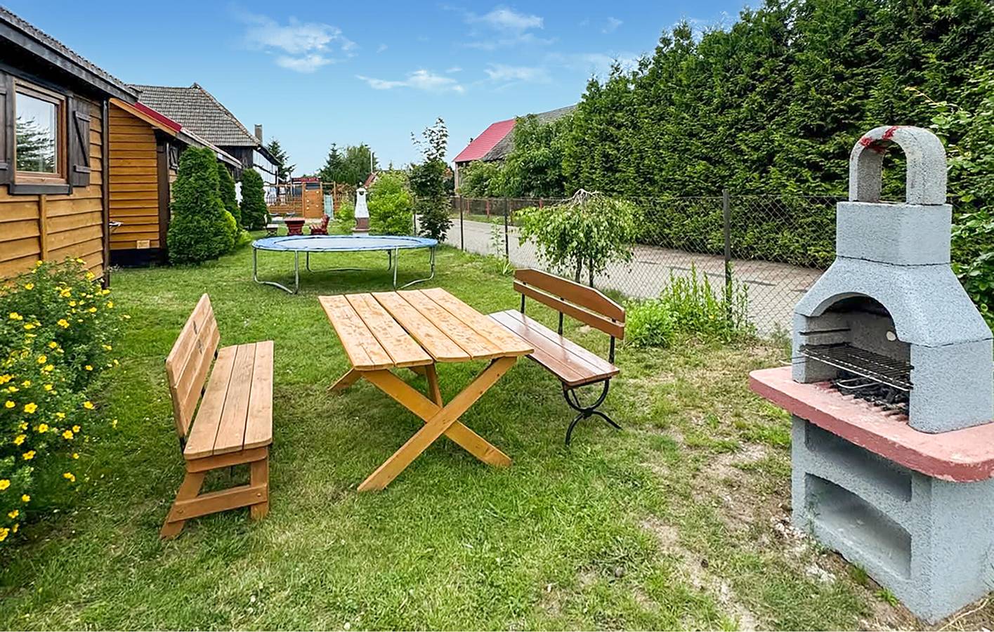 Ferienhaus für 4 Personen mit Sauna in Jarosławiec, Powiat Sławieński