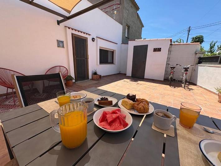 Casa rural para 3 personas, con Balcón además de Terraza y Vistas en Delta del Ebro